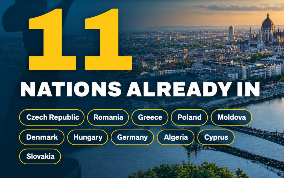 Teams from 11 countries have already registered